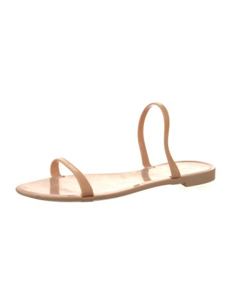 Stuart Weitzman Rubber Slingback Sandals