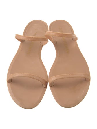 Stuart Weitzman Rubber Slingback Sandals