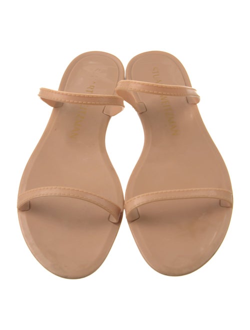 Stuart Weitzman Rubber Slingback Sandals