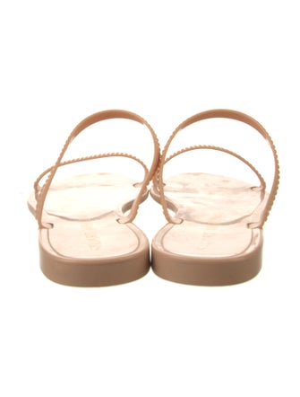 Stuart Weitzman Rubber Slingback Sandals