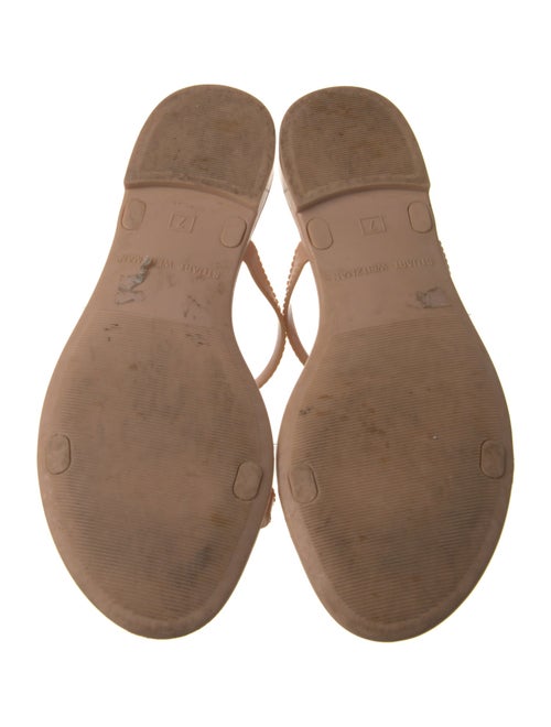 Stuart Weitzman Rubber Slingback Sandals