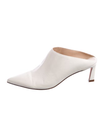 Stuart Weitzman Leather Mules