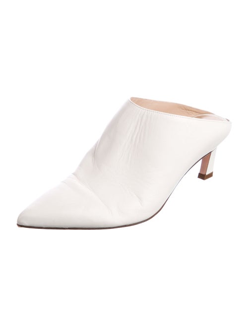 Stuart Weitzman Leather Mules