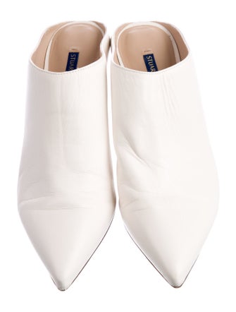Stuart Weitzman Leather Mules