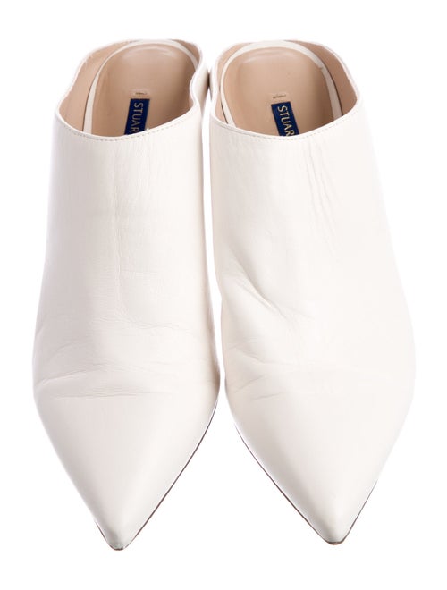 Stuart Weitzman Leather Mules