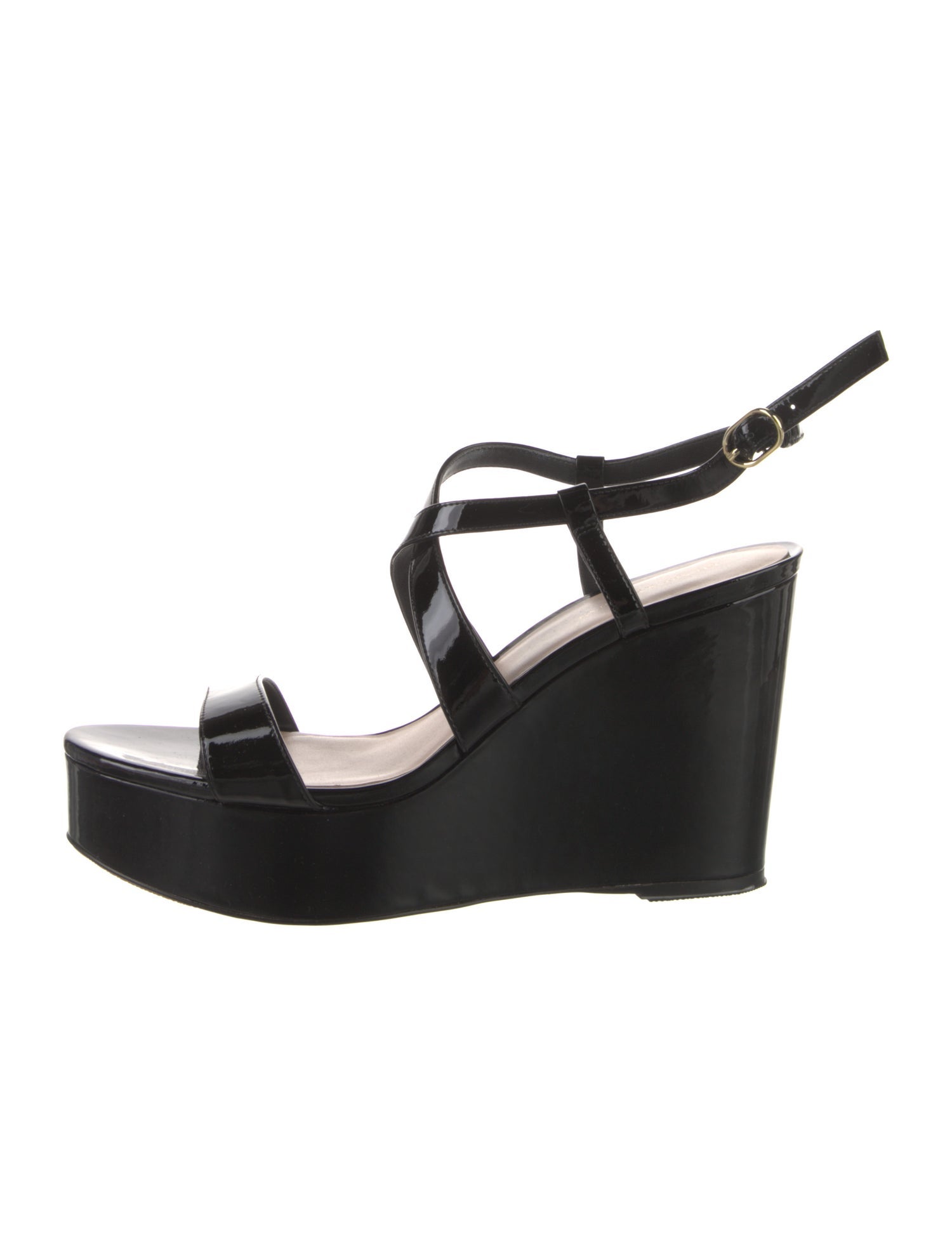 Stuart Weitzman Patent Leather Sandals