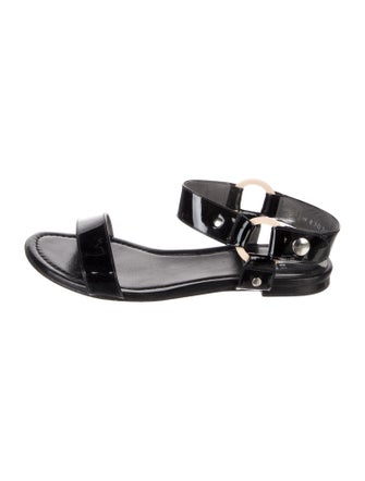 Stuart Weitzman Patent Leather Sandals