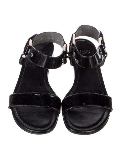 Stuart Weitzman Patent Leather Sandals