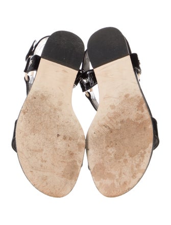 Stuart Weitzman Patent Leather Sandals