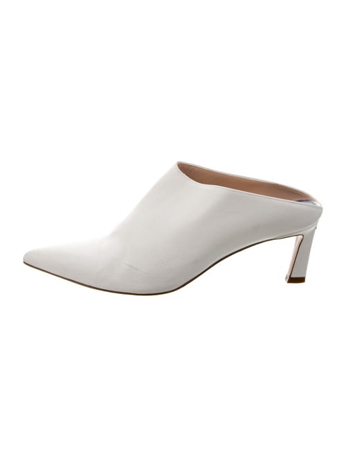 Stuart Weitzman Leather Mules