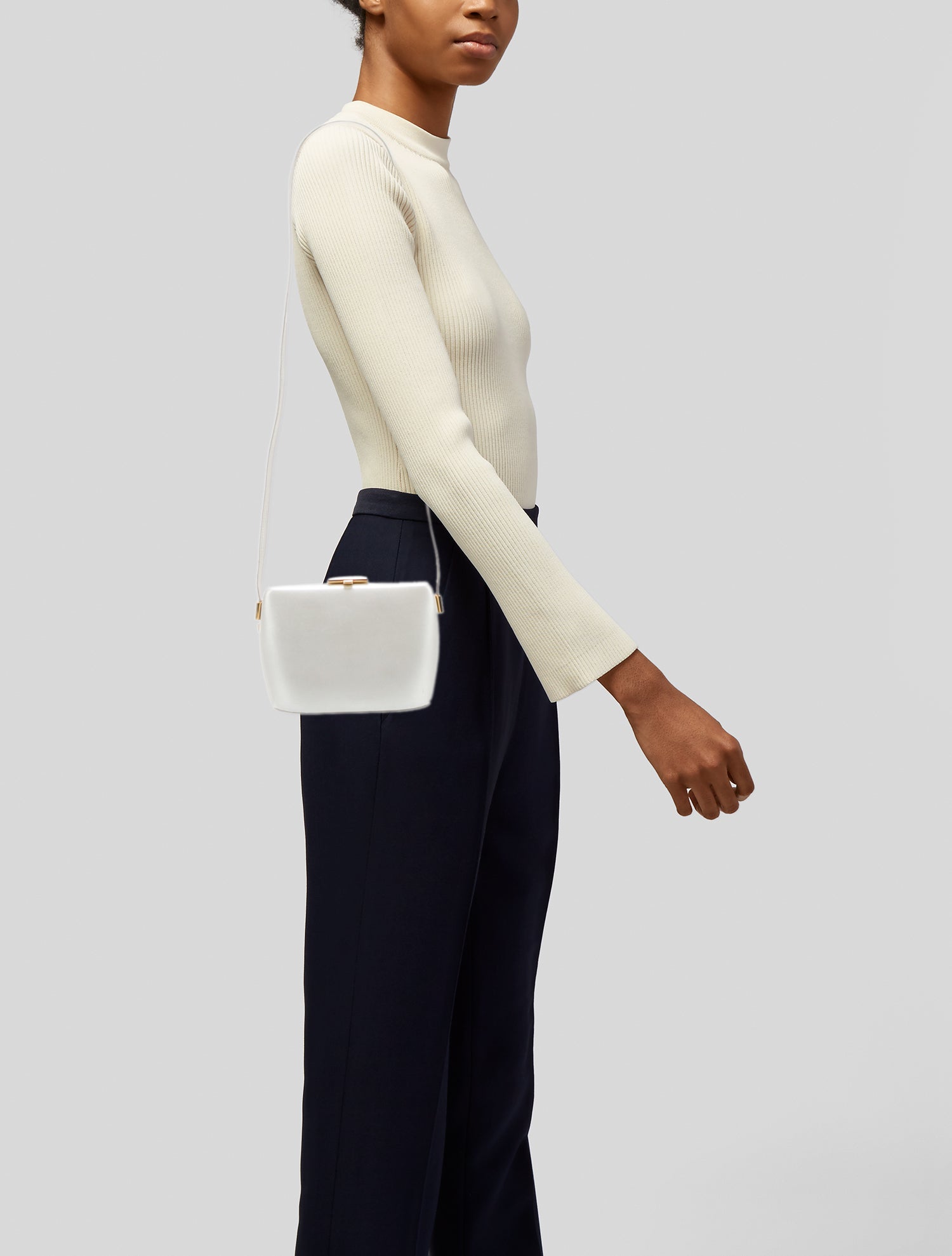 Stuart Weitzman Leather Crossbody Bag