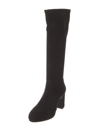 Stuart Weitzman Suede Sock Boots