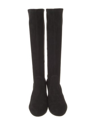 Stuart Weitzman Suede Sock Boots