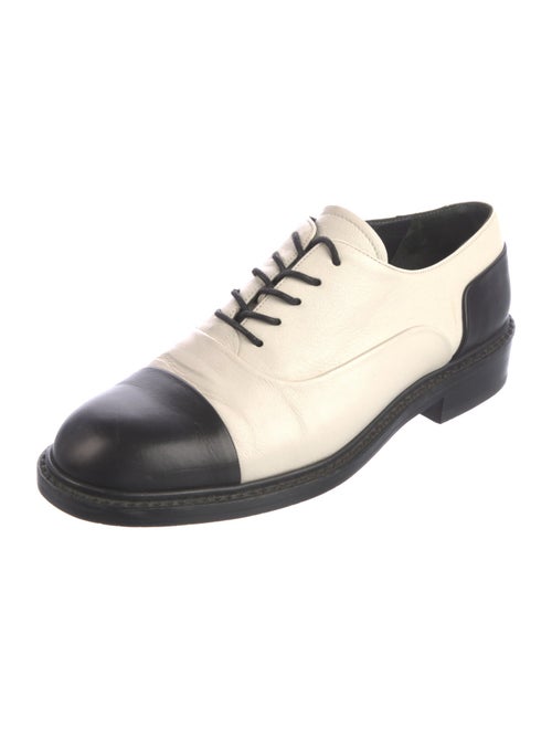 Stuart Weitzman Leather Colorblock Pattern Sneakers