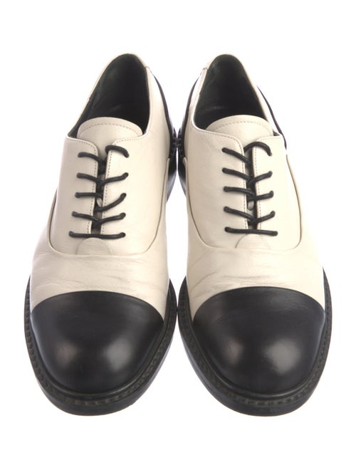 Stuart Weitzman Leather Colorblock Pattern Sneakers