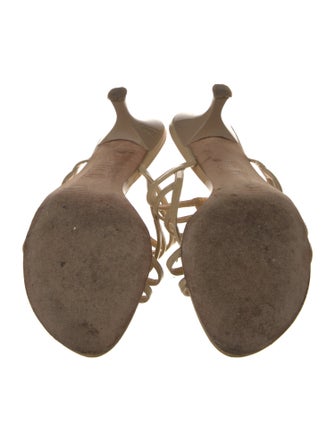 Stuart Weitzman Patent Leather Slides