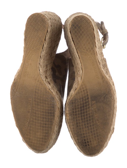 Stuart Weitzman Leather Printed Slingback Pumps