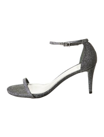Stuart Weitzman Leather Printed Sandals