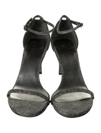 Stuart Weitzman Leather Printed Sandals