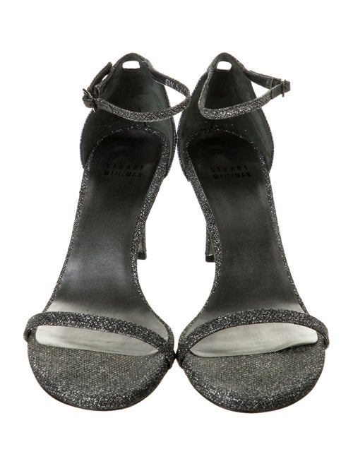 Stuart Weitzman Leather Printed Sandals