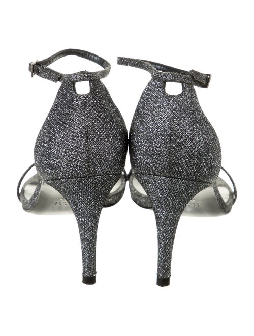 Stuart Weitzman Leather Printed Sandals