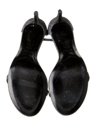Stuart Weitzman Leather Printed Sandals