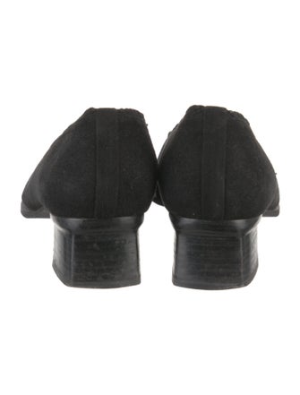 Stuart Weitzman Suede Braided Accents Pumps