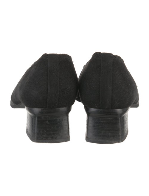 Stuart Weitzman Suede Braided Accents Pumps