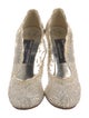 Stuart Weitzman Mesh Lace Pattern Pumps