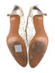 Stuart Weitzman Mesh Lace Pattern Pumps