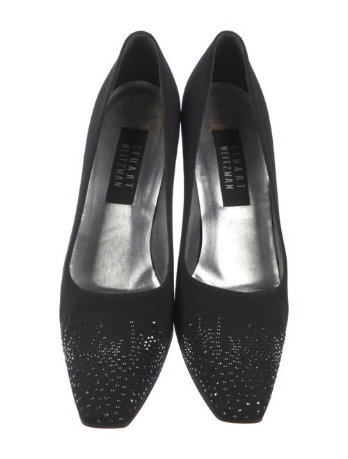 Stuart Weitzman Crystal Embellishments Pumps