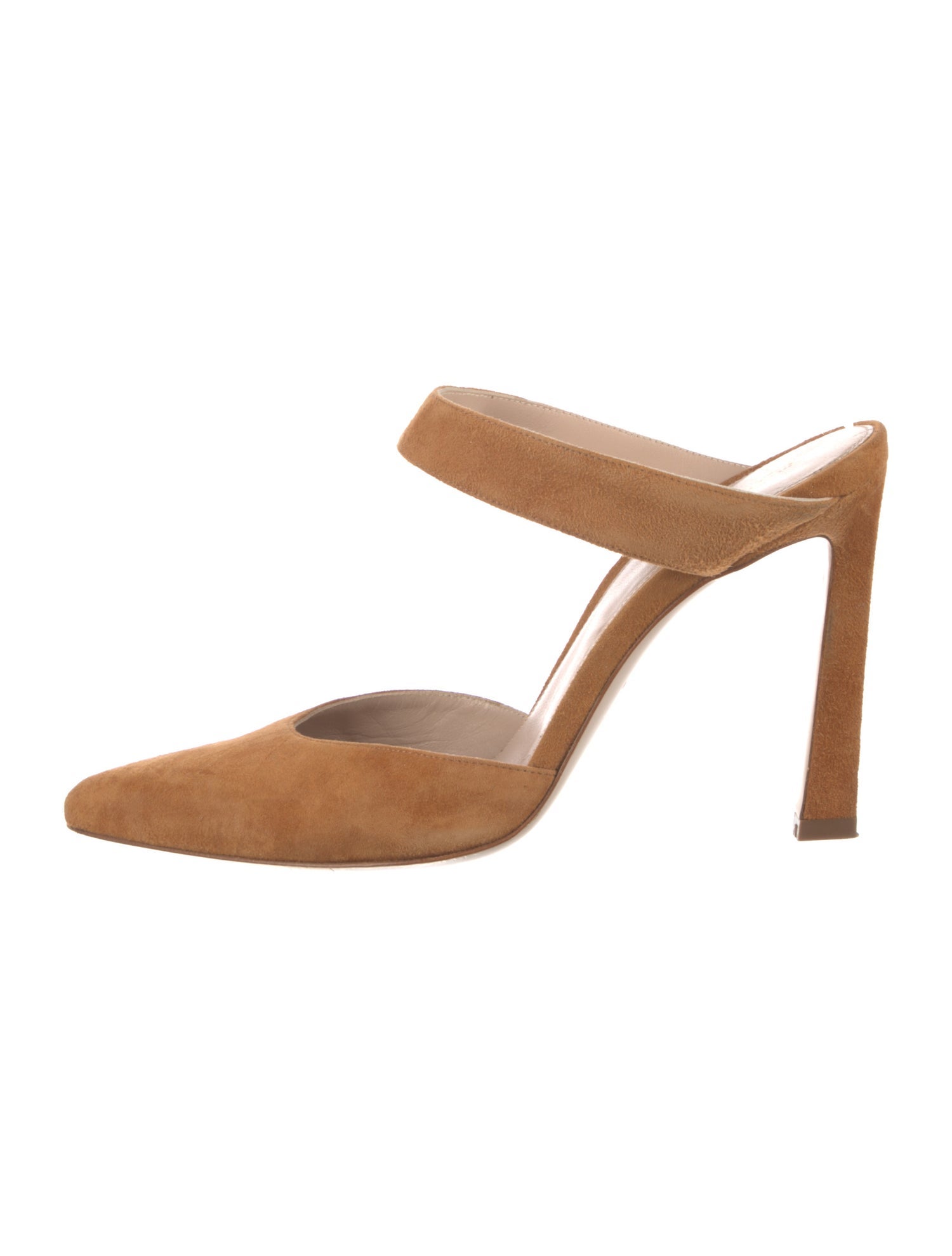 Stuart Weitzman Suede Mules