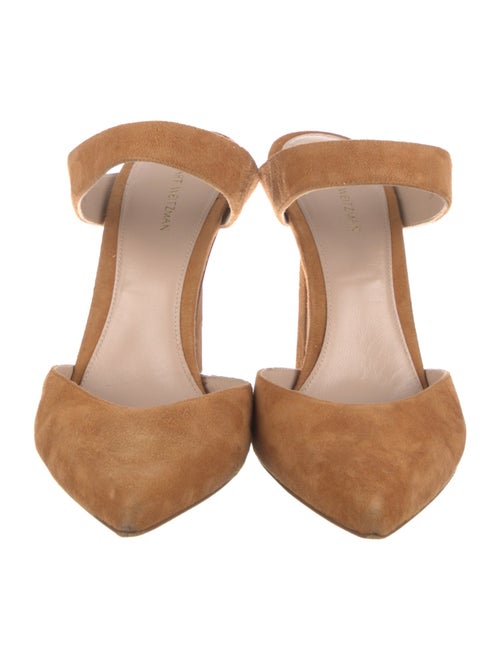 Stuart Weitzman Suede Mules