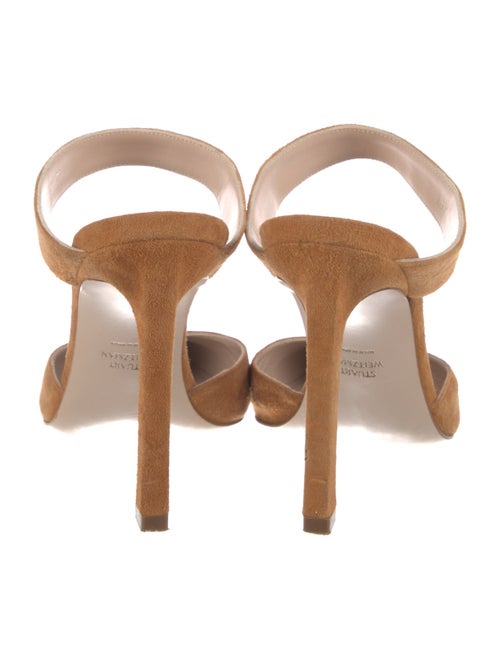 Stuart Weitzman Suede Mules
