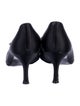 Stuart Weitzman Satin Ruffle Embellishment Pumps