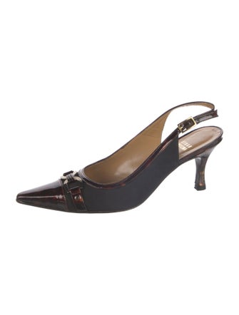 Stuart Weitzman Nylon Slingback Pumps