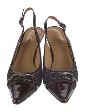 Stuart Weitzman Nylon Slingback Pumps