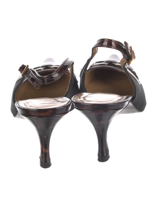 Stuart Weitzman Nylon Slingback Pumps