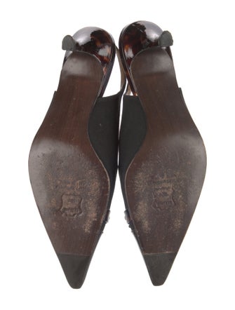 Stuart Weitzman Nylon Slingback Pumps