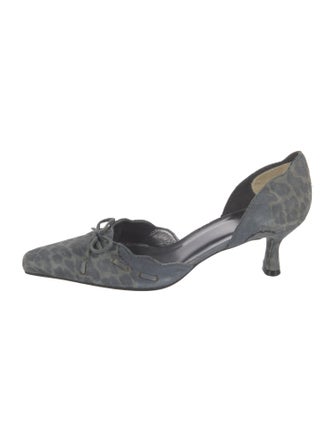 Stuart Weitzman Animal Print D'Orsay Pumps