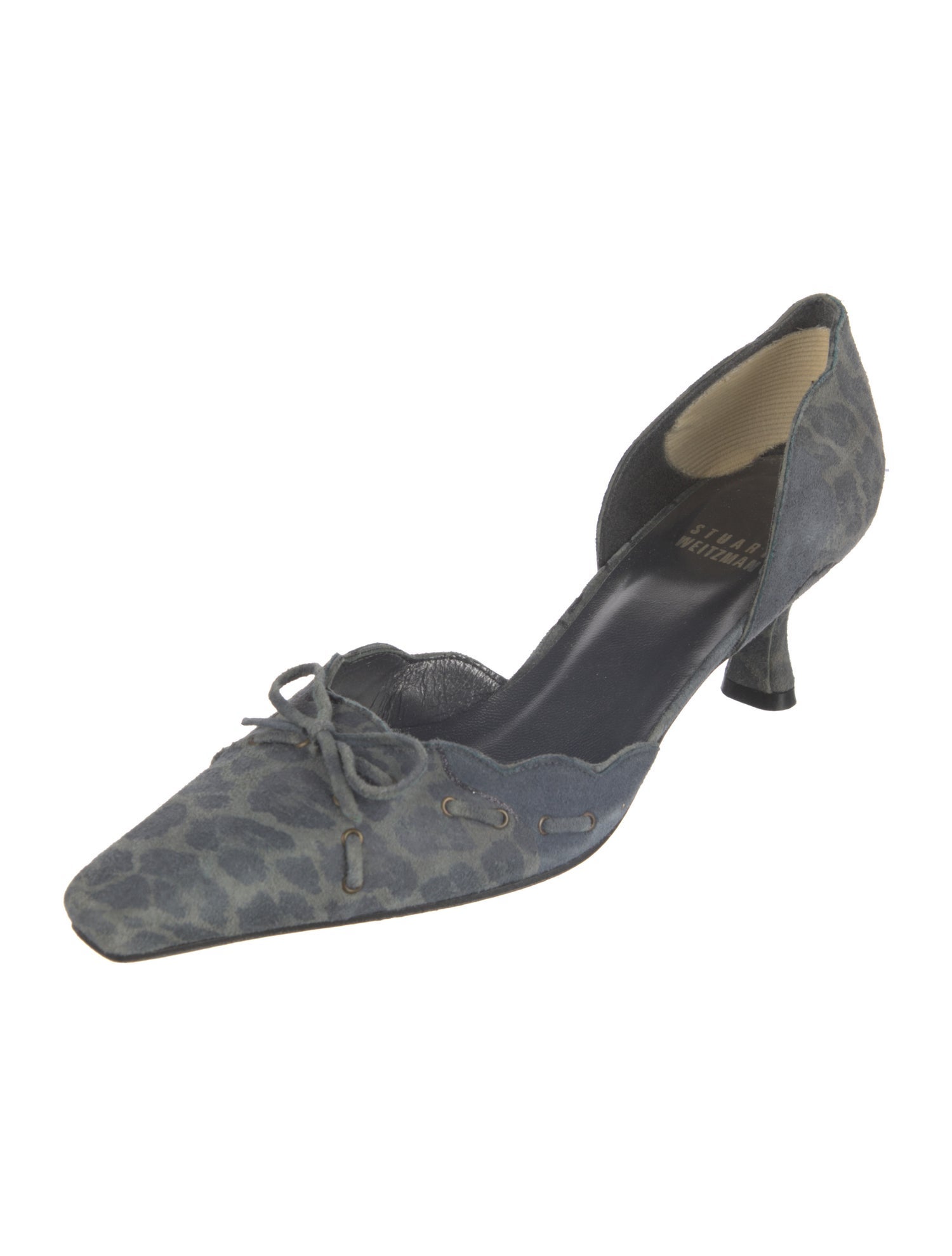 Stuart Weitzman Animal Print D'Orsay Pumps