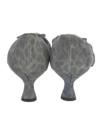 Stuart Weitzman Animal Print D'Orsay Pumps