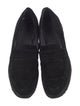 Stuart Weitzman Suede Tassel Accents Loafers