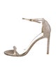Stuart Weitzman Glitter Accents Sandals