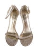 Stuart Weitzman Glitter Accents Sandals