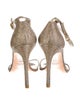 Stuart Weitzman Glitter Accents Sandals