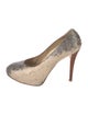 Stuart Weitzman Snakeskin Animal Print Pumps