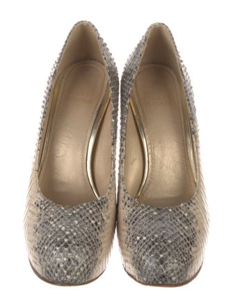Stuart Weitzman Snakeskin Animal Print Pumps