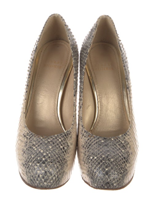 Stuart Weitzman Snakeskin Animal Print Pumps