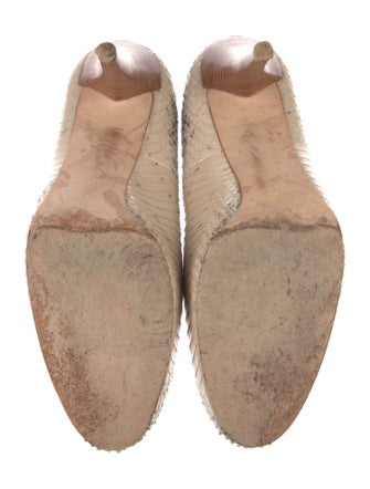 Stuart Weitzman Snakeskin Animal Print Pumps